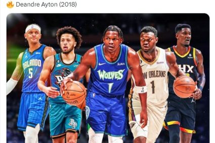 Ayton & Zion & Huazi & connenham & bankelo! American media: which is the favorite of the champion in the past five years