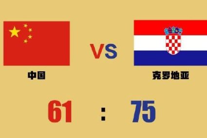 Multi-Picture warning! Men’s basketball warm-up match 61-75 lost to Croatia Zhang Zhenlin 20 points Zhou Qi 13+8