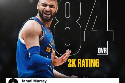 In 2K, the score is only 84! Jamal Murray: My score cannot be so low. How is it possible?