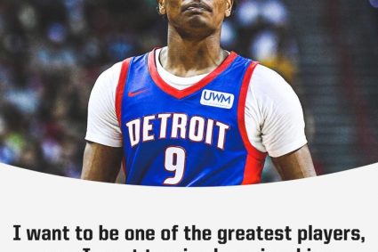 What do you want to achieve in your career? Osar Thompson: becoming one of the best in history & winning the championship for the piston