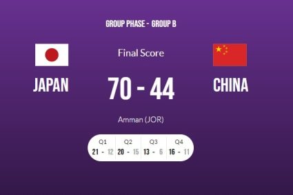 2023 International Basketball Federation U16 Women’s Basketball Asian Championship group match-Chinese team 44-70 lost to Japan