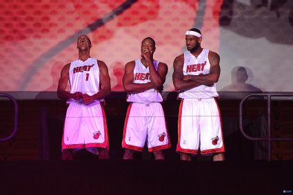 Talent to the south coast! 13 years ago today, James joined the Heat to form the Big Three